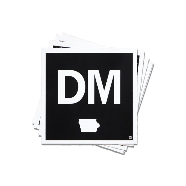 Des Moines City Logo Mini Sticker