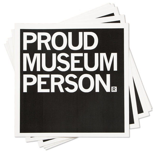 Proud Museum Person Text Sticker