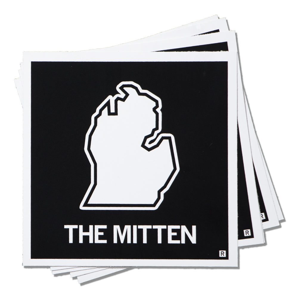 Mitten Michigan State Outline Sticker