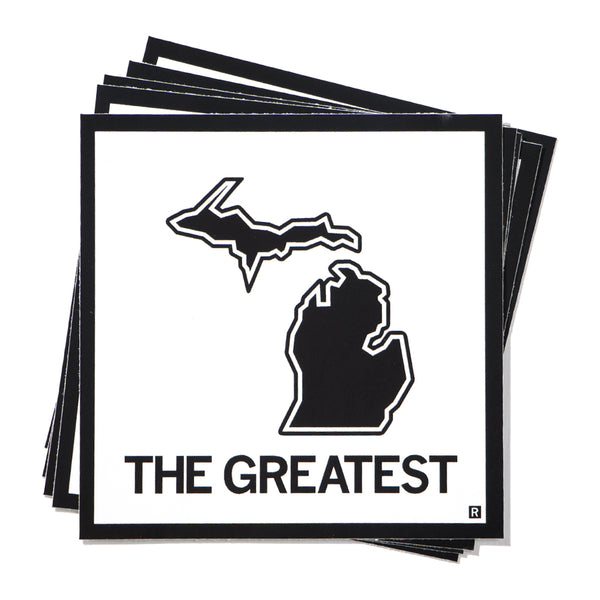 The Greatest Michigan State Outline Sticker