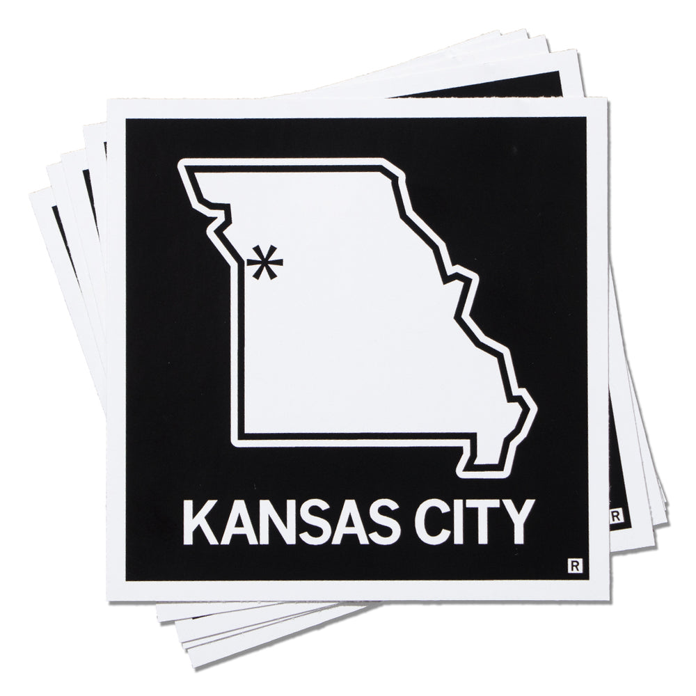 KC Missouri State Outline Sticker