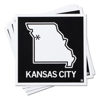 KC Missouri State Outline Sticker