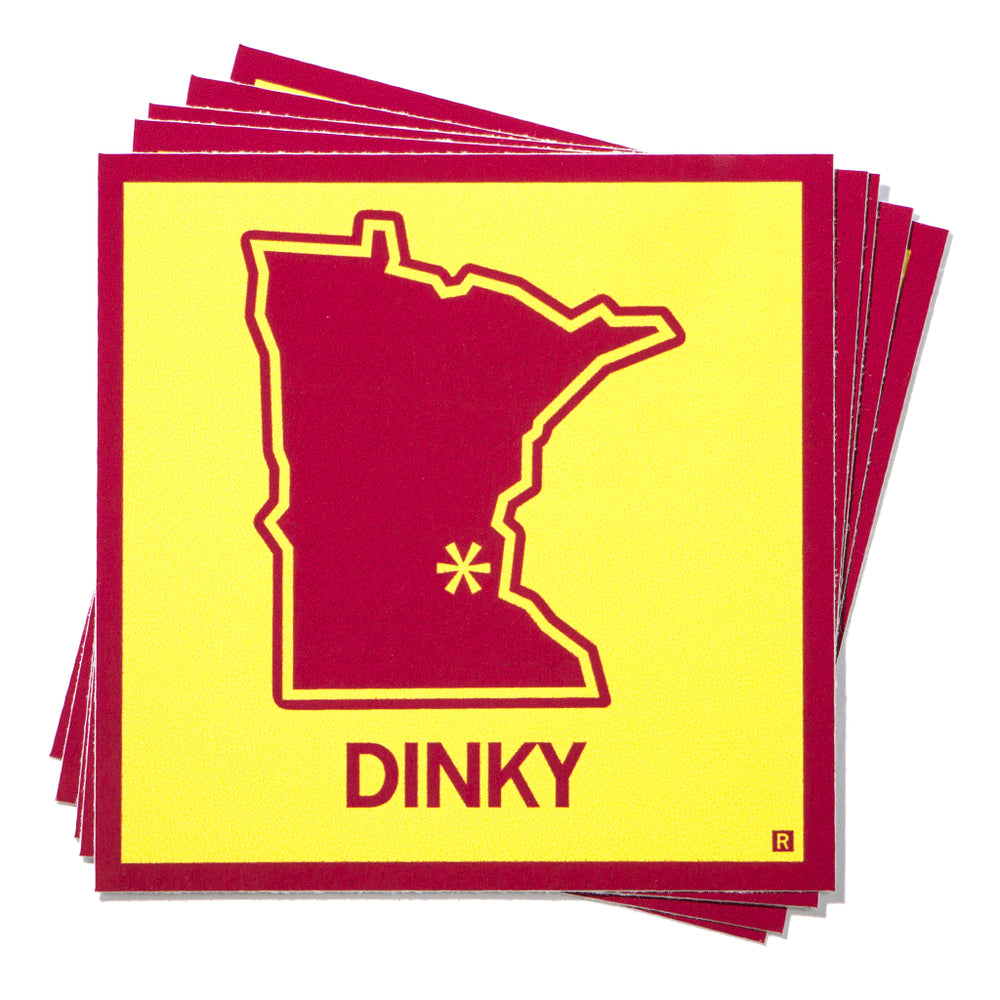 Dinky Minnesota State Sticker