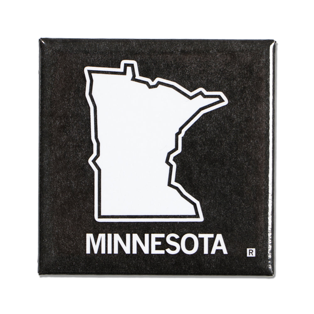 Minnesota Outline Metal Magnet