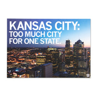 Kansas City Too Much City For One State Photo Postcard