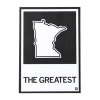 The Greatest Minnesota State Outline Postcard