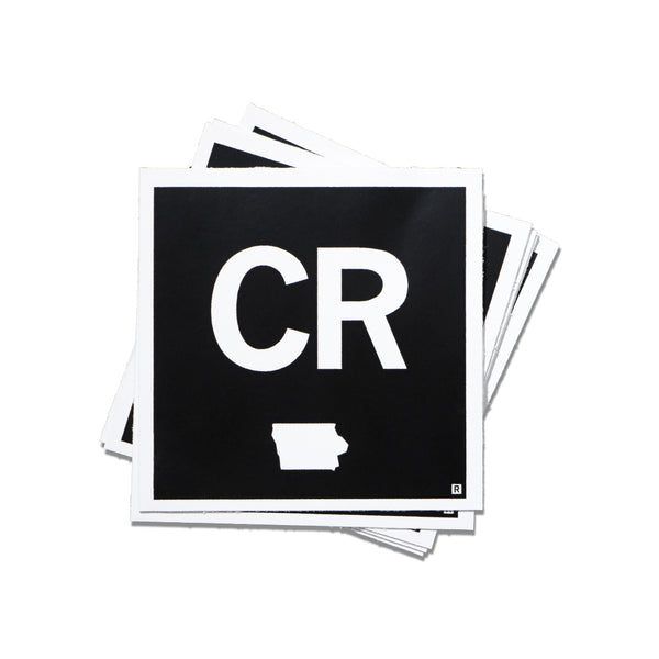 Cedar Rapids Logo Mini Sticker
