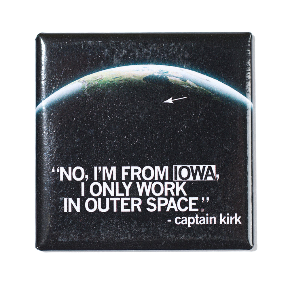 Outer Space Photo Metal Magnet