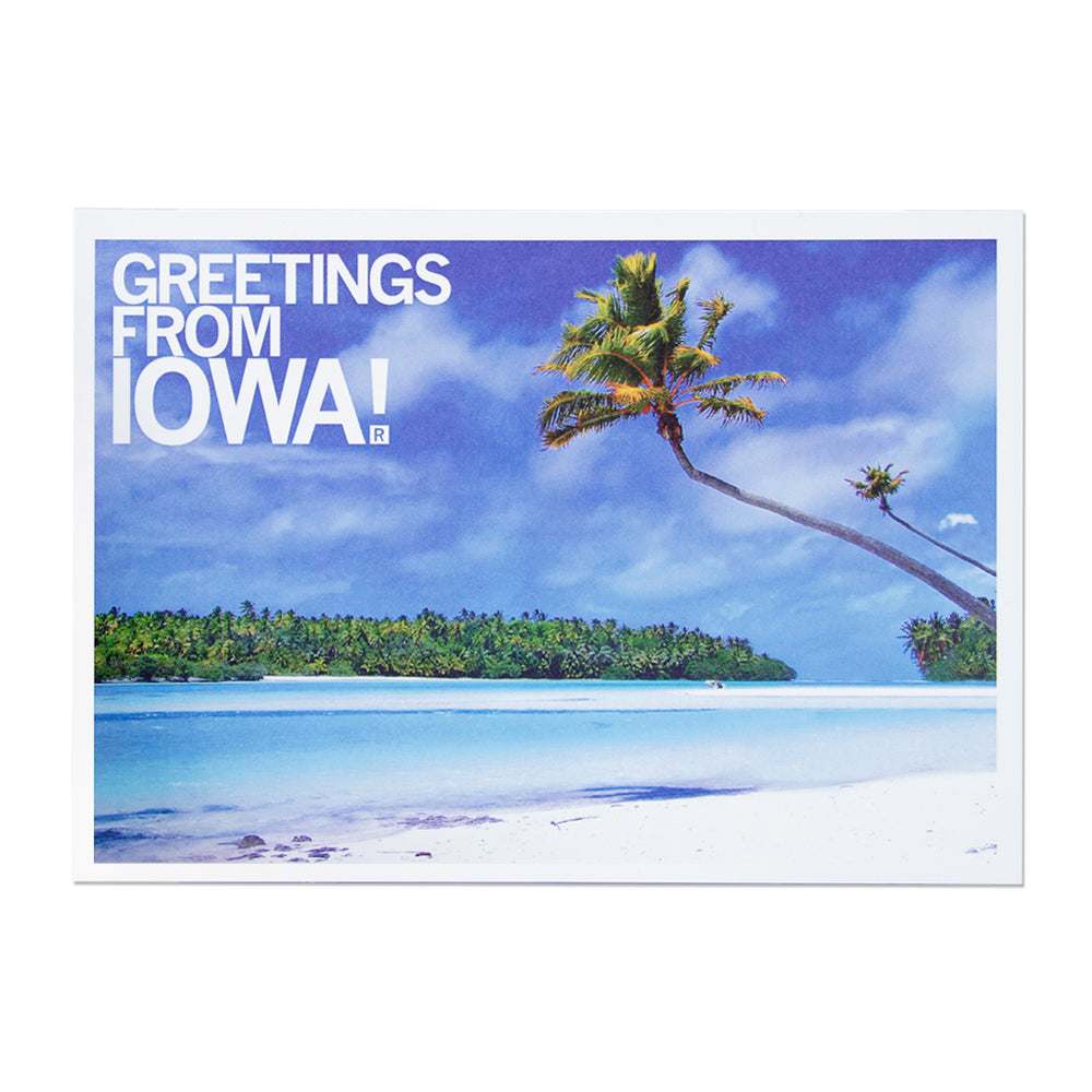 Greetings From Iowa Beach Photo Postcard