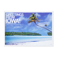 Greetings From Iowa Beach Photo Postcard