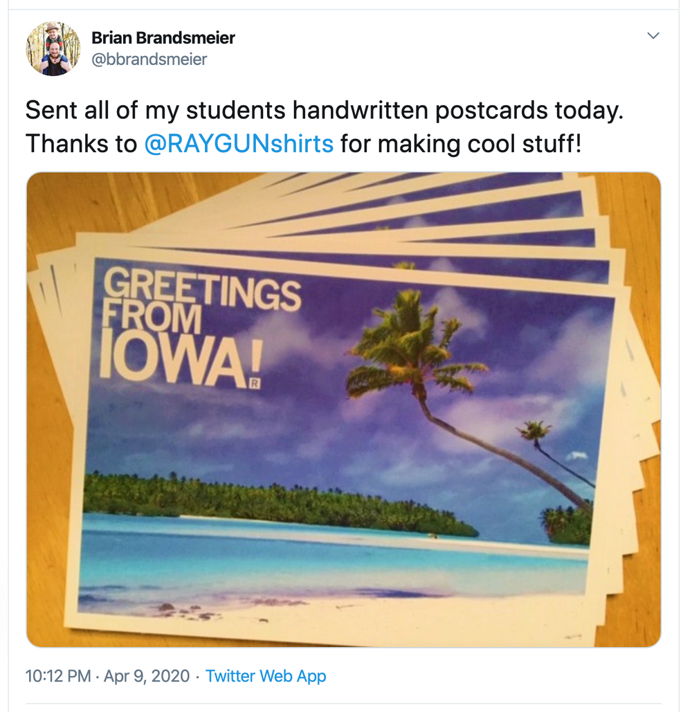 Greetings Iowa Beach Postcard
