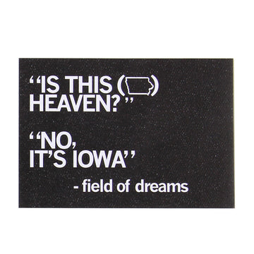 Is This Heaven Text Postcard