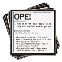 Ope! Sticker