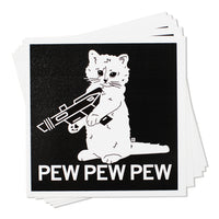 Pew Pew Pew Gary Sticker