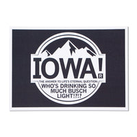 Iowa Light Beer Busch Light Postcard
