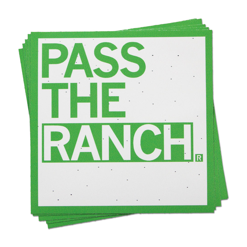 Pass The Ranch Text Sticker