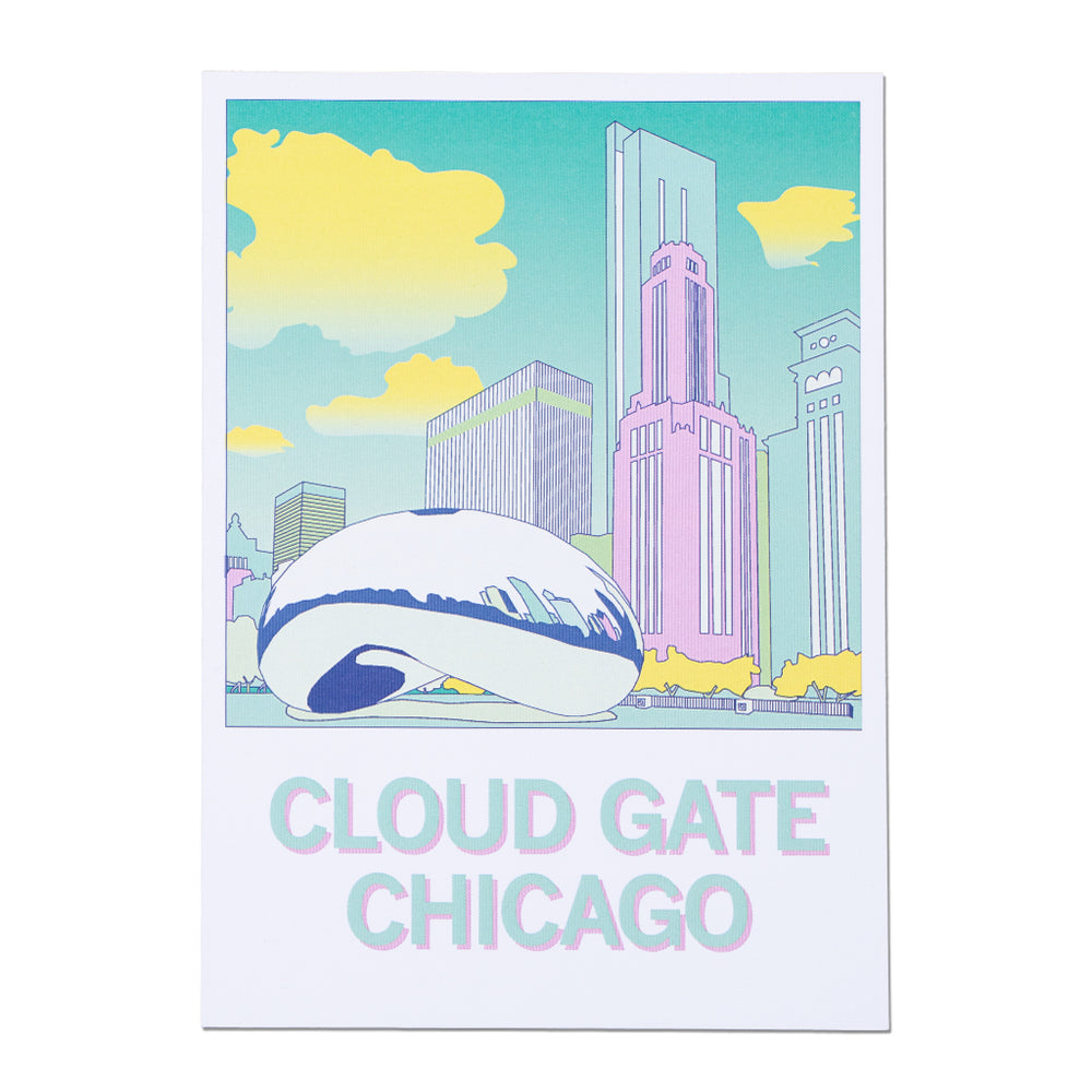 Cloud Gate Chicago Postcard