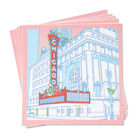 Chicago Theatre Illustration Sticker