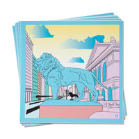 The Art Institute of Chicago Illustration Sticker