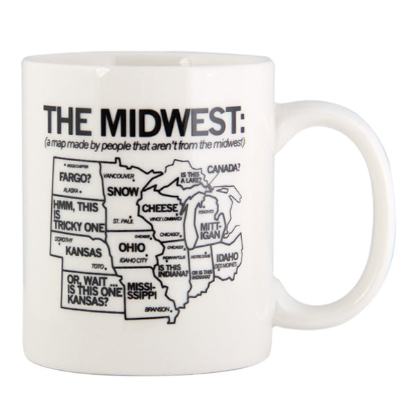 Midwest Map Graphic Mug