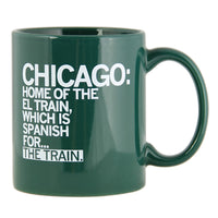 El Train Spanish For Train Text Mug