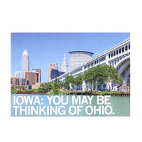 IA You May Be Thinking of Ohio Postcard