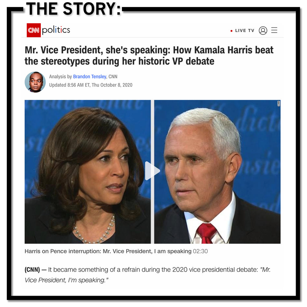 Kamala Harris: I'm Speaking Graphic (R)