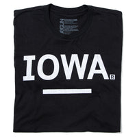 State Logo Iowa Raygun T-Shirt Standard Unisex