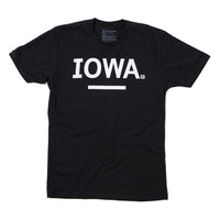 State Logo Iowa Raygun T-Shirt Standard Unisex