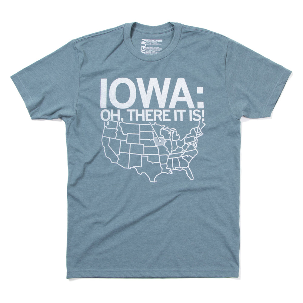 Iowa, Oh there it is! Raygun T-Shirt Standard Unisex