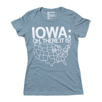 Iowa, Oh there it is! Raygun T-Shirt snug womens