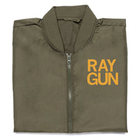 Green Pew Pew Pew Bomber Jacket