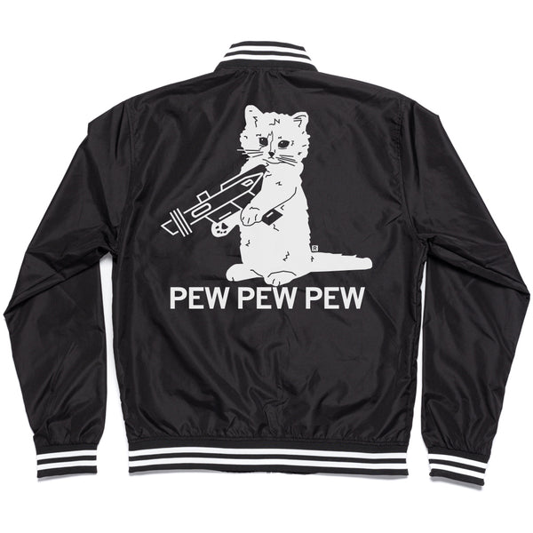 Pew Pew Pew Bomber Jacket Black