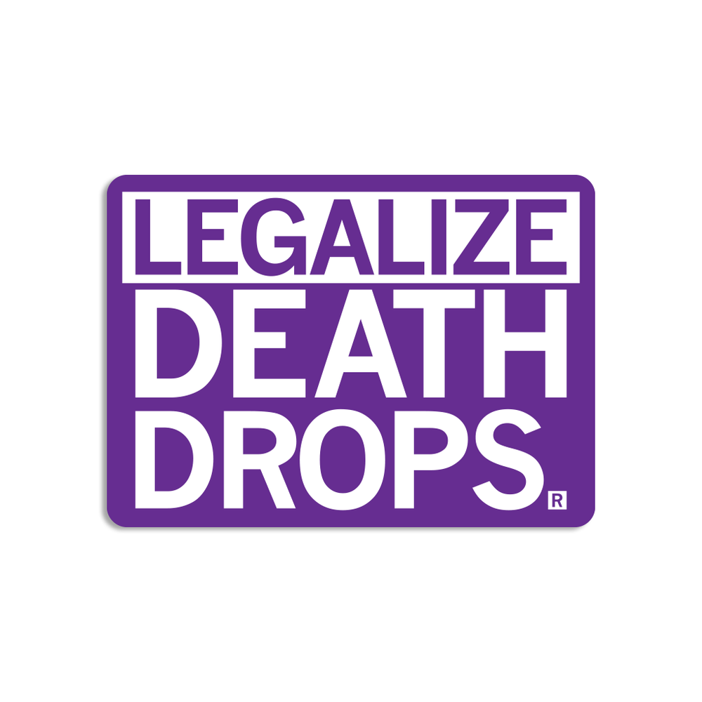 Legalize death drops sticker