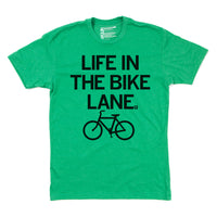 Life in the Bike Lane Raygun T-shirt Standard Unisex