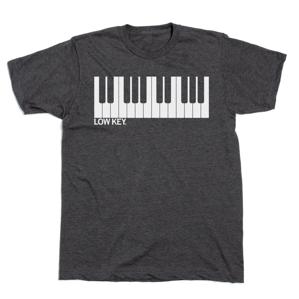 Piano keys music t-shirt