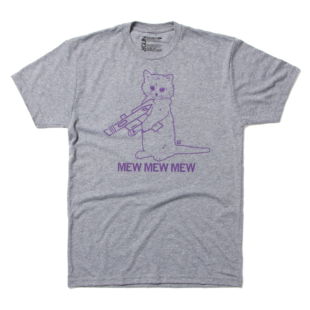 Mew mew Mew Raygun T-Shirt Standard Unisex