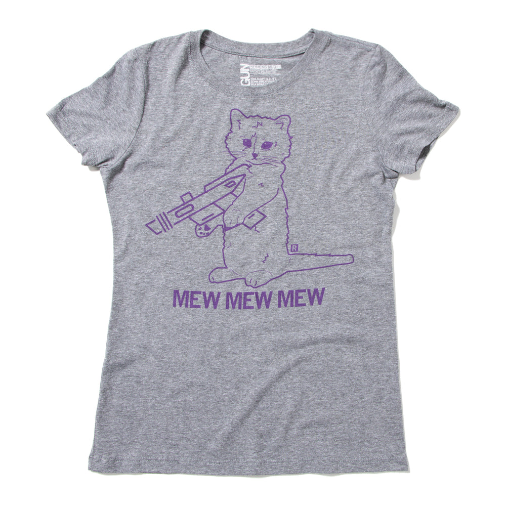 Mew mew Mew Raygun T-Shirt Snug Womens