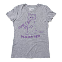 Mew mew Mew Raygun T-Shirt Snug Womens