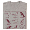 Midwestern Birds Midwest Nature Environment Grey Cardinal Raygun T-Shirt Snug Standard Unisex