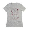 Midwestern Birds Midwest Nature Environment Grey Cardinal Raygun T-Shirt Snug Standard Unisex