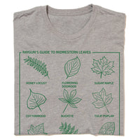 Midwestern Leaves Nature Environment Midwest Raygun T-Shirt Standard Snug Unisex