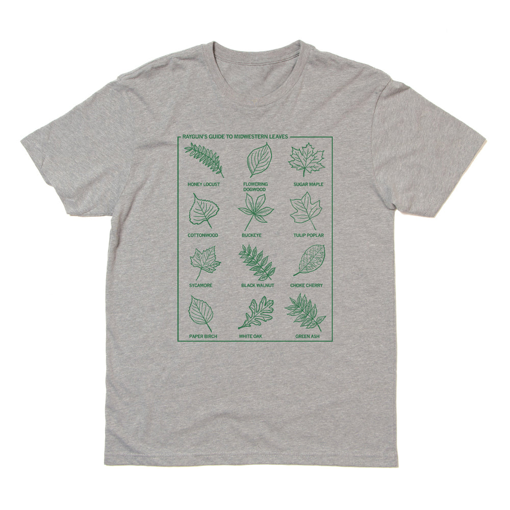 Midwestern Leaves Nature Environment Midwest Raygun T-Shirt Standard Snug Unisex