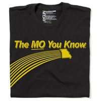 The Mo You Know Missouri More Midwest Black Gold State Raygun Standard Unisex Snug T-Shirt