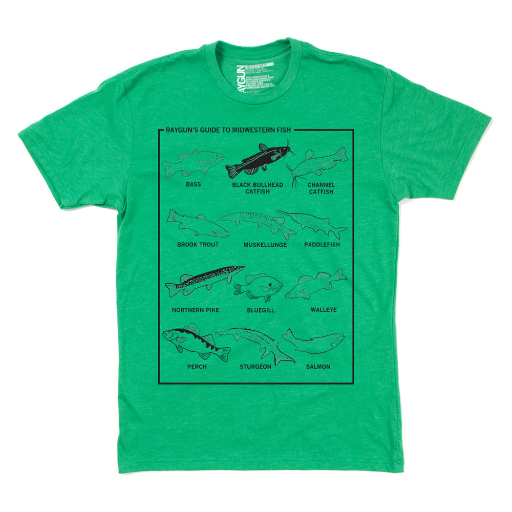Adult Unisex Fly Fish Graphic Tee