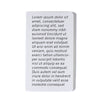 Lorem Ipsum Placeholder Text Notebook