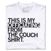 Officiating From the Couch Raygun T-Shirt Standard Unisex