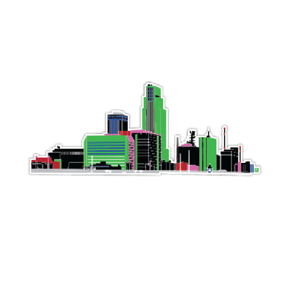 Omaha Skyline sticker