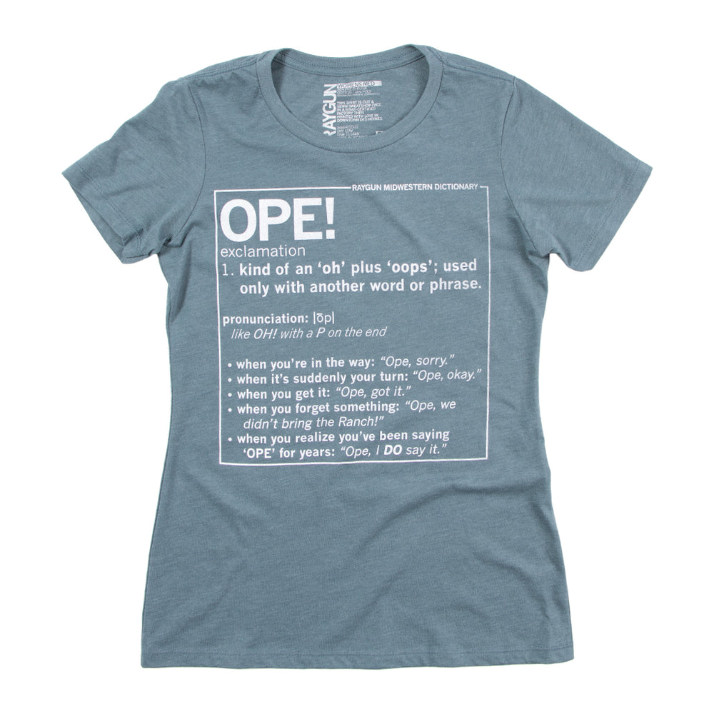 Ope Definition Raygun T-Shirt Snug Womens