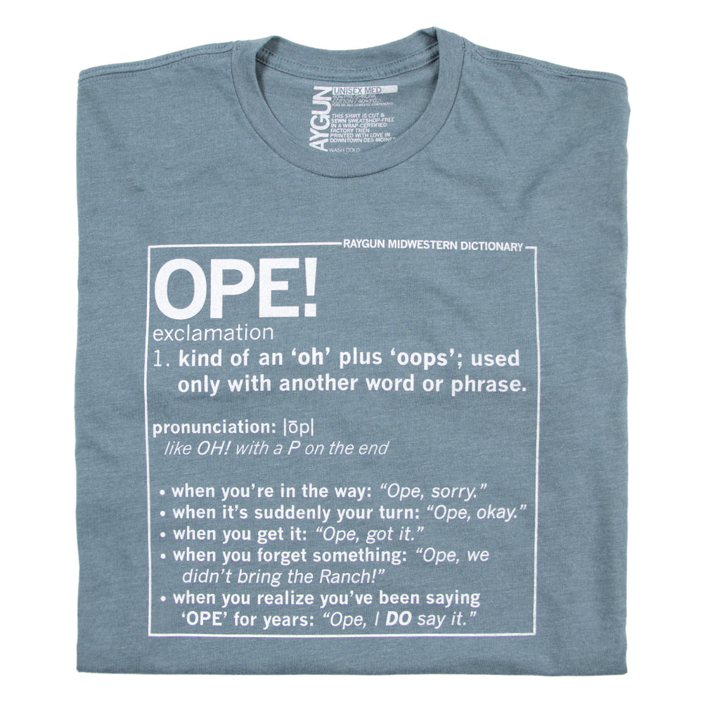 Ope Definition Raygun T-Shirt Standard Unisex